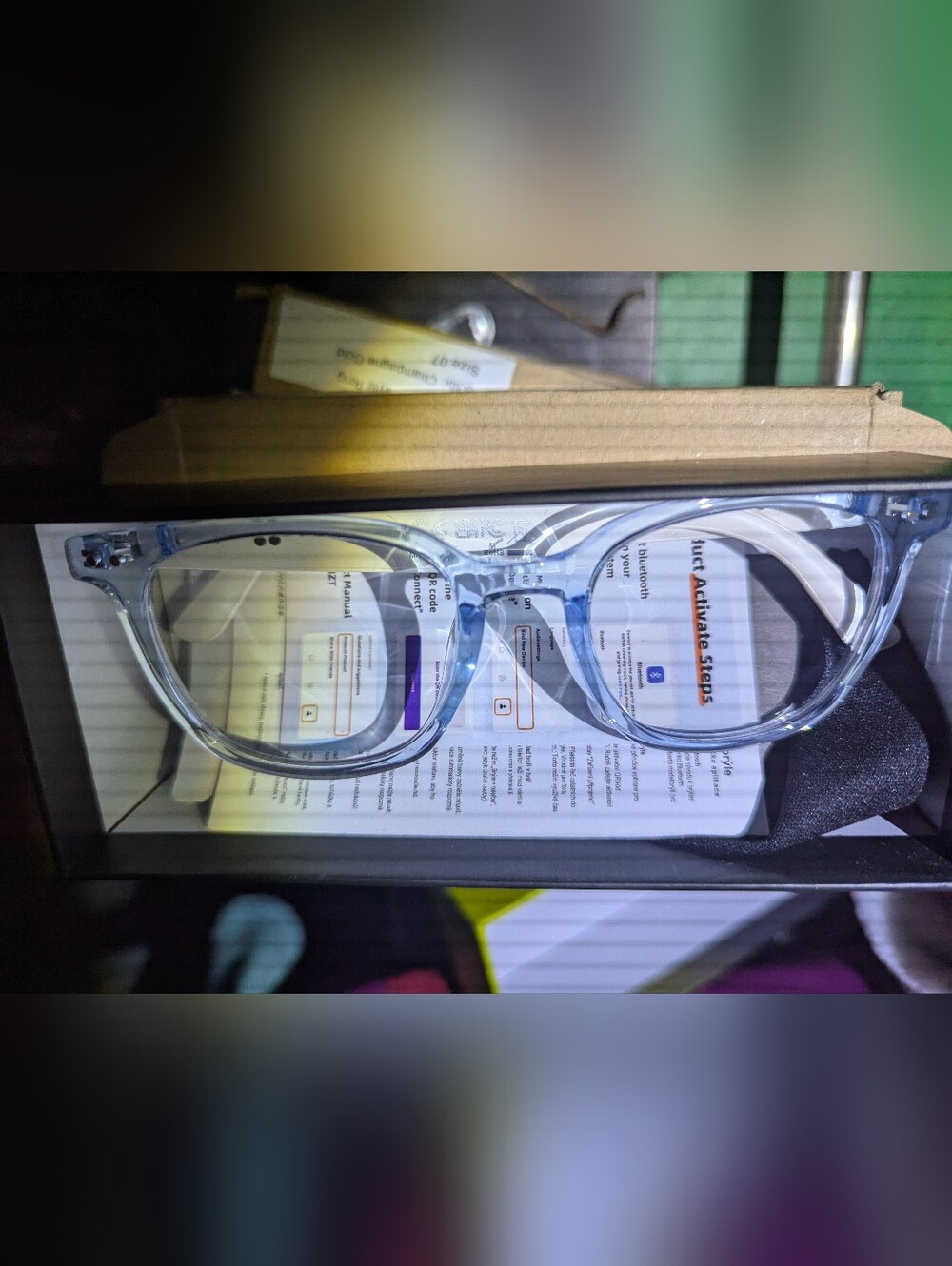 blue Ai Glasses